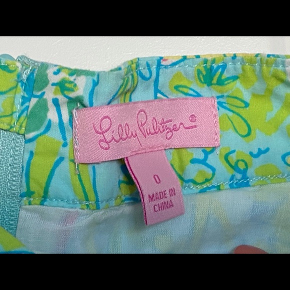 Lilly Pulitzer Frog Parade skirt, size 0 - Picture 3 of 3